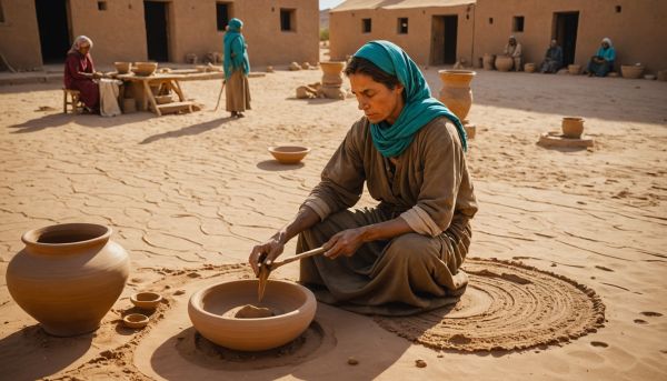 Art desert traditions ancestrales creativite
