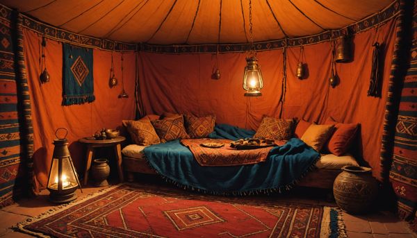 Dormir sous une tente berbere authentique