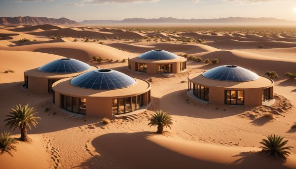 Ecolodges perdus au milieu du Sahara