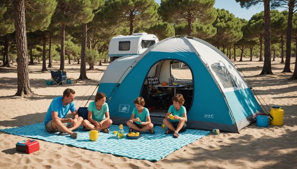 Camping a hyeres en famille entre mer et soleil